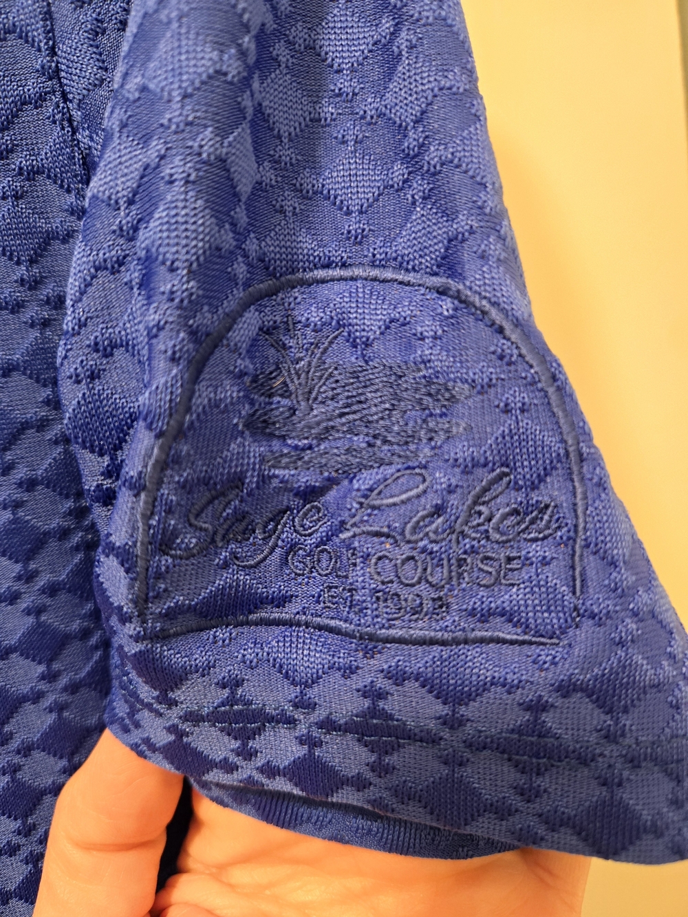 Antigua Blue Women's Performance Polo - Picture 5 of 6